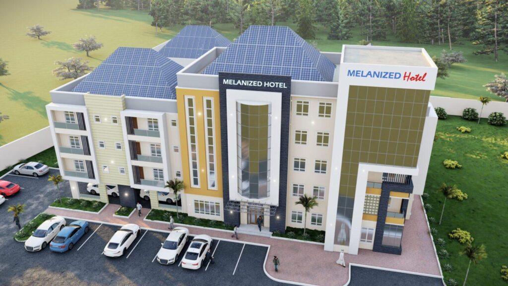 Commercial solar roofing systems for hospitality building integration