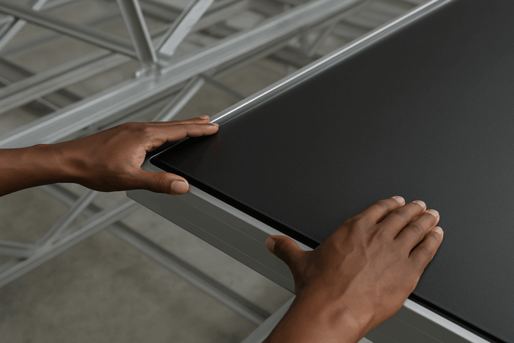 Dummy Panel into Roofing Case