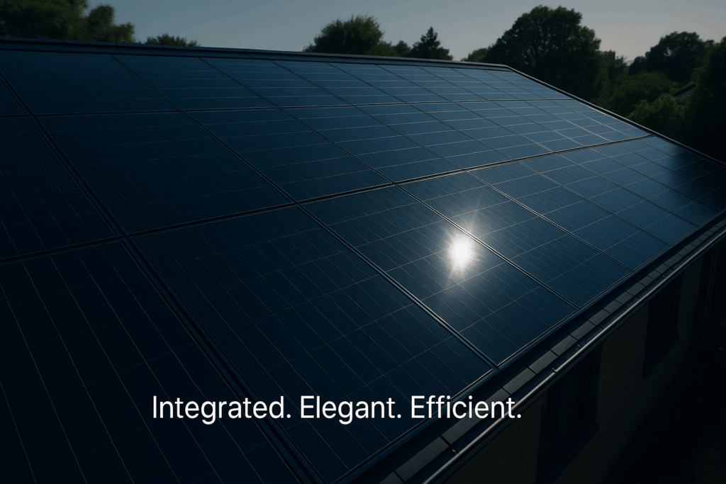Integrated Solar Roofing System - ISRS